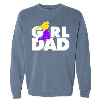 Girl Dad Dunking Tribute Garment-Dyed Sweatshirt