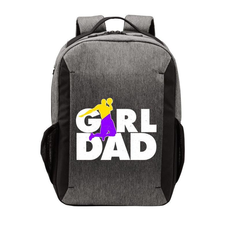Girl Dad Dunking Tribute Vector Backpack