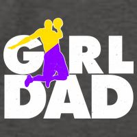 Girl Dad Dunking Tribute Vector Backpack