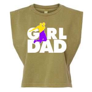 Girl Dad Dunking Tribute Garment-Dyed Women's Muscle Tee