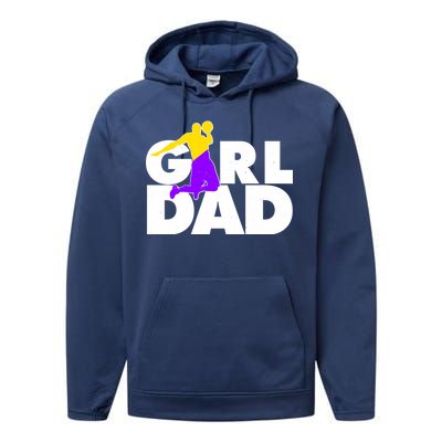 Girl Dad Dunking Tribute Performance Fleece Hoodie