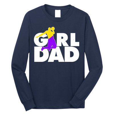 Girl Dad Dunking Tribute Long Sleeve Shirt