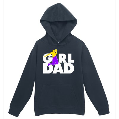 Girl Dad Dunking Tribute Urban Pullover Hoodie