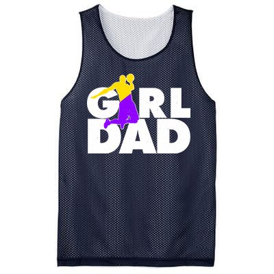 Girl Dad Dunking Tribute Mesh Reversible Basketball Jersey Tank