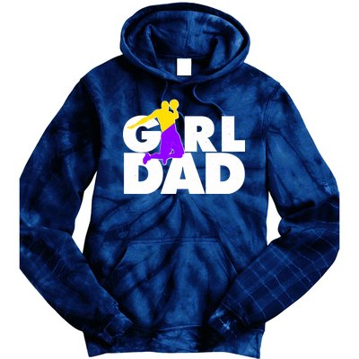 Girl Dad Dunking Tribute Tie Dye Hoodie