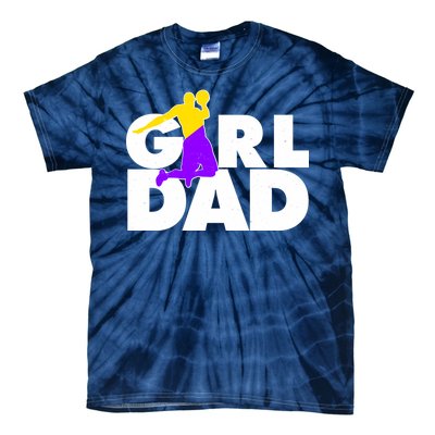 Girl Dad Dunking Tribute Tie-Dye T-Shirt