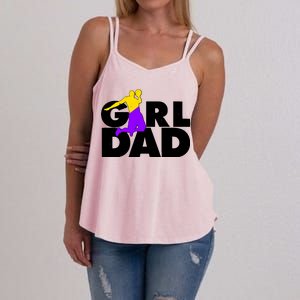 Girl Dad Dunking Tribute Women's Strappy Tank