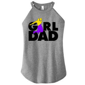 Girl Dad Dunking Tribute Women's Perfect Tri Rocker Tank