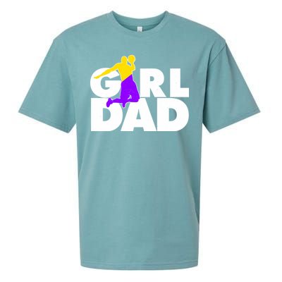 Girl Dad Dunking Tribute Sueded Cloud Jersey T-Shirt