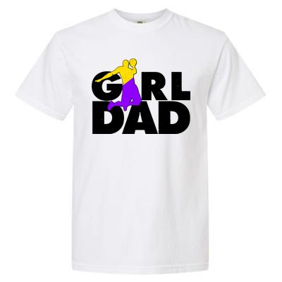 Girl Dad Dunking Tribute Garment-Dyed Heavyweight T-Shirt