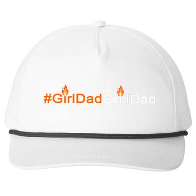 Girl Dad Grill Dad Snapback Five-Panel Rope Hat