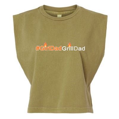 Girl Dad Grill Dad Garment-Dyed Women's Muscle Tee