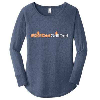 Girl Dad Grill Dad Women's Perfect Tri Tunic Long Sleeve Shirt