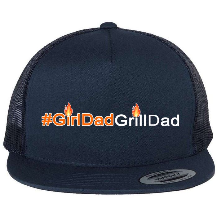 Girl Dad Grill Dad Flatbill Hat
