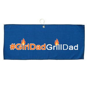 Girl Dad Grill Dad Large Microfiber Waffle Golf Towel