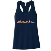 Girl Dad Grill Dad Women's Racerback Tank