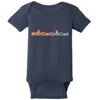 Girl Dad Grill Dad Baby Bodysuit