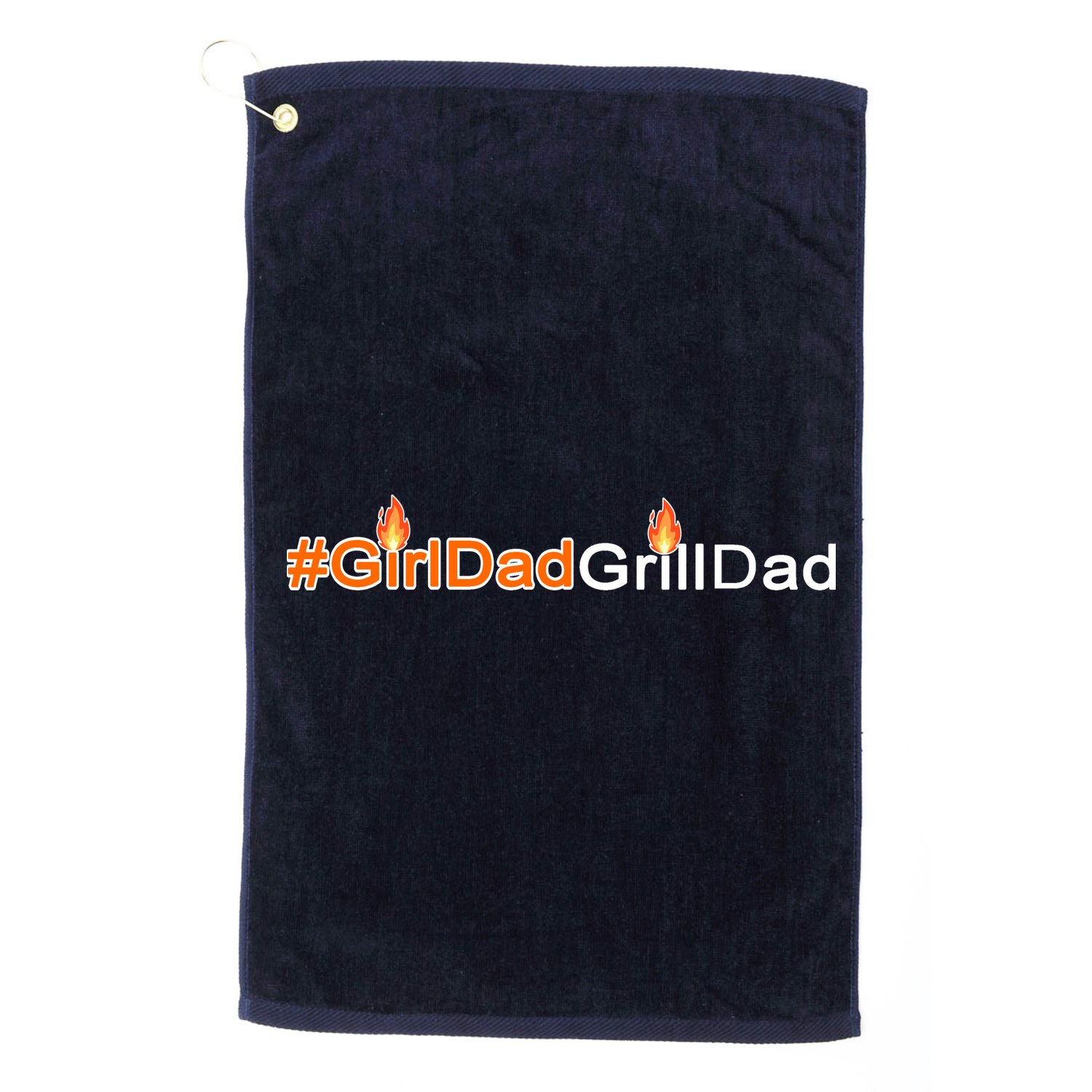 Girl Dad Grill Dad Golf Towel