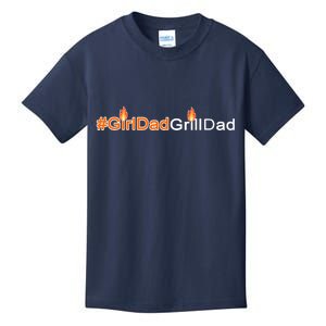 Girl Dad Grill Dad Kids T-Shirt