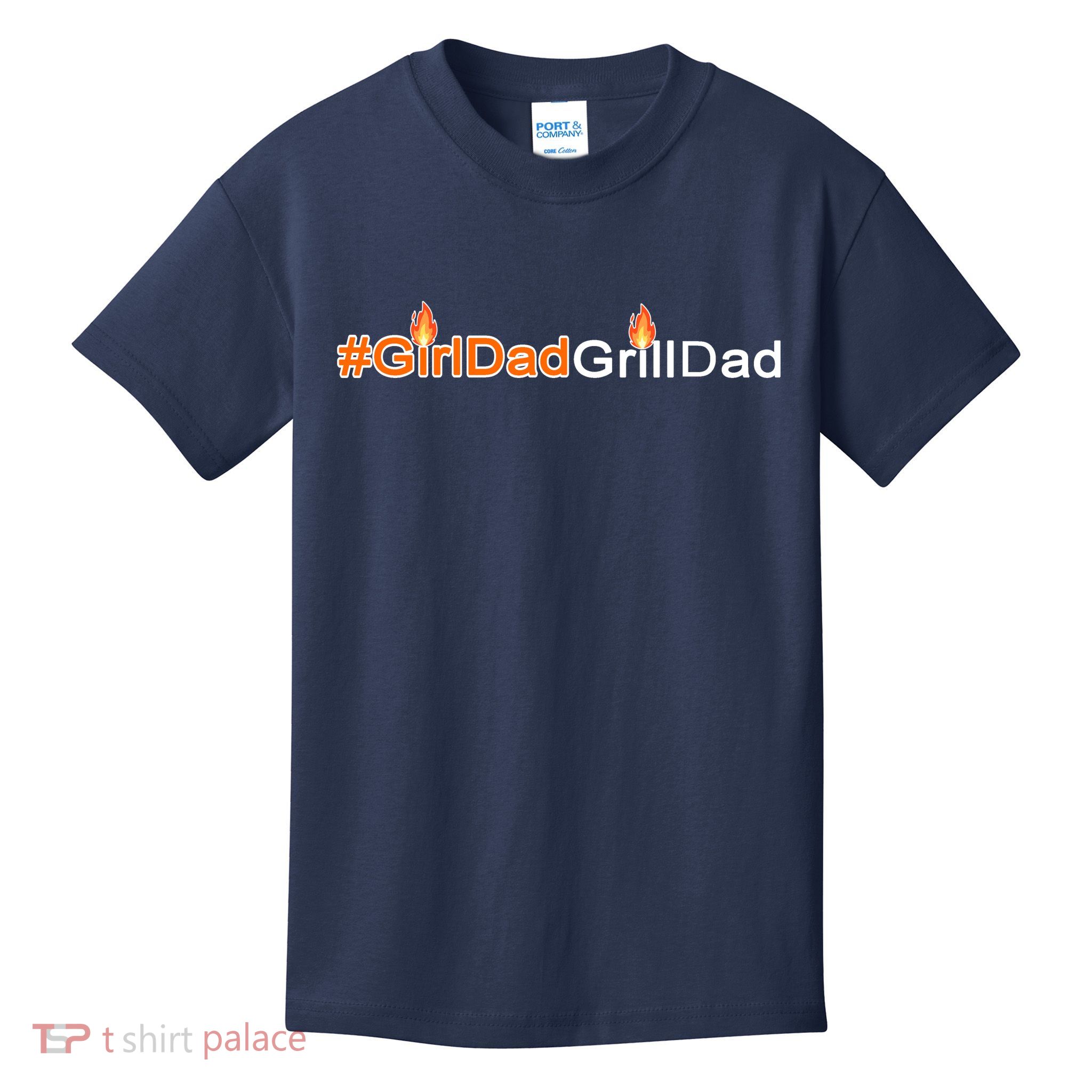 Girl Dad Grill Dad Kids T-Shirt