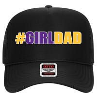 Girl Dad Kobe Tribute Memorial High Crown Mesh Back Trucker Hat