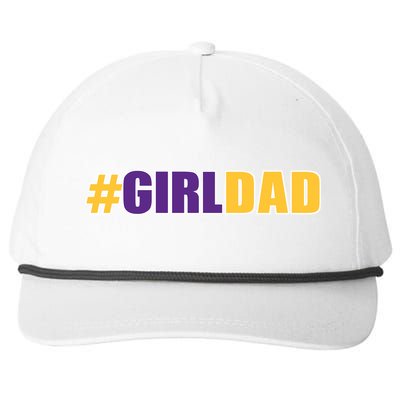 Girl Dad Kobe Tribute Memorial Snapback Five-Panel Rope Hat