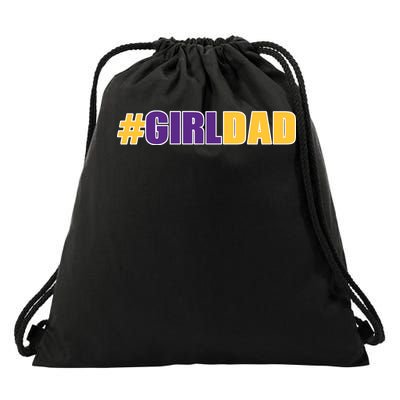 Girl Dad Kobe Tribute Memorial Drawstring Bag