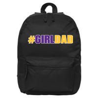 Girl Dad Kobe Tribute Memorial 16 in Basic Backpack