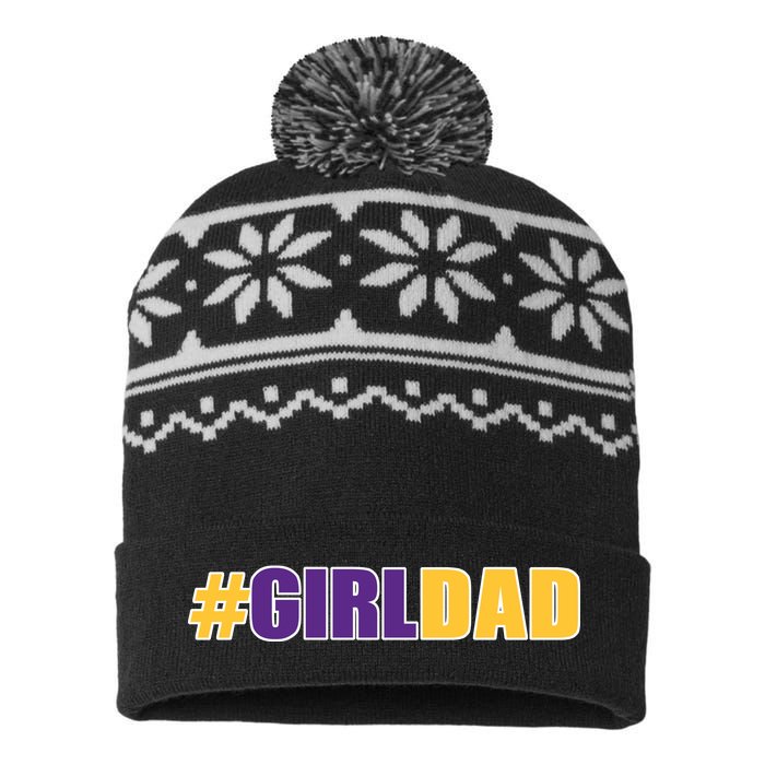 Girl Dad Kobe Tribute Memorial USA-Made Snowflake Beanie