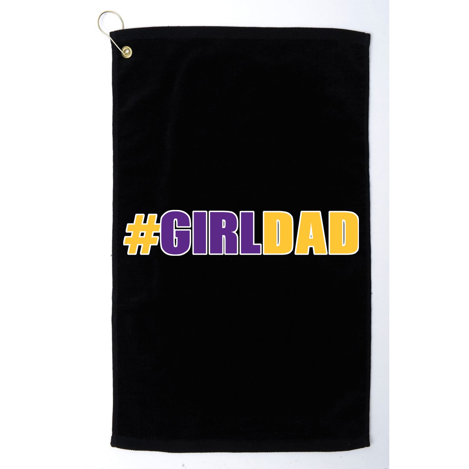 Girl Dad Tribute Memorial Golf Towel