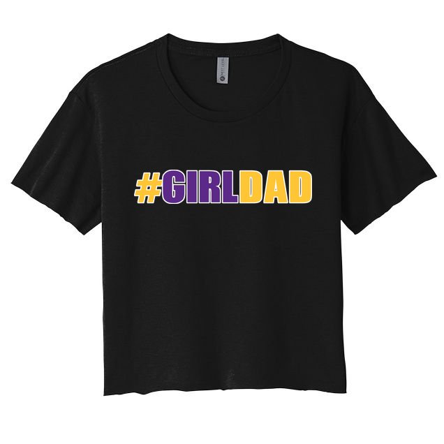 Girl Dad Tribute Memorial Crop Top