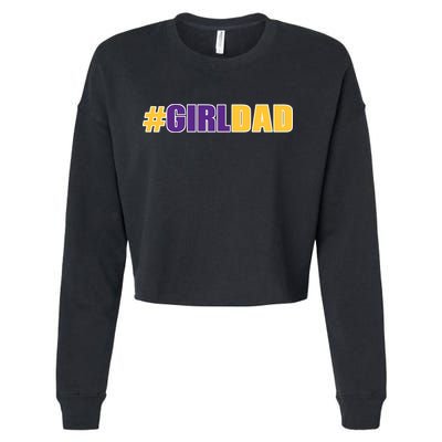 Girl Dad Tribute Memorial Cropped Pullover Crew