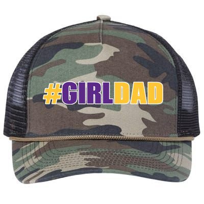 Girl Dad Kobe Tribute Memorial Retro Rope Trucker Hat Cap