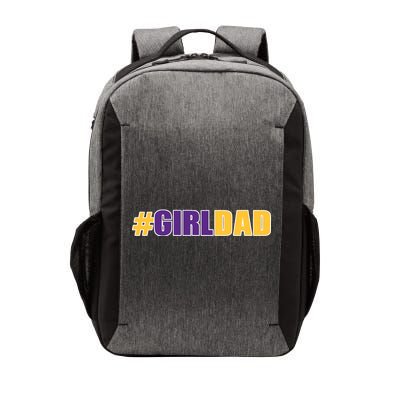 Girl Dad Kobe Tribute Memorial Vector Backpack