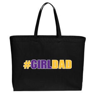 Girl Dad Kobe Tribute Memorial Cotton Canvas Jumbo Tote