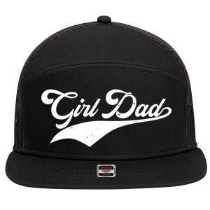 Girl Dad Tribute 7 Panel Mesh Trucker Snapback Hat