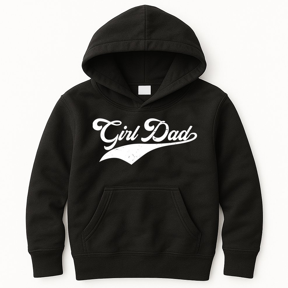Girl Dad Tribute Kids Hoodie