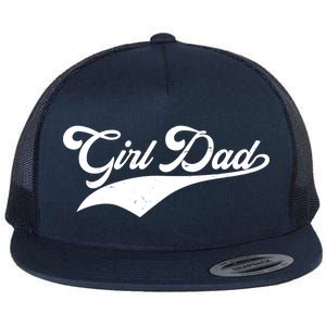 Girl Dad Tribute Flat Bill Trucker Hat