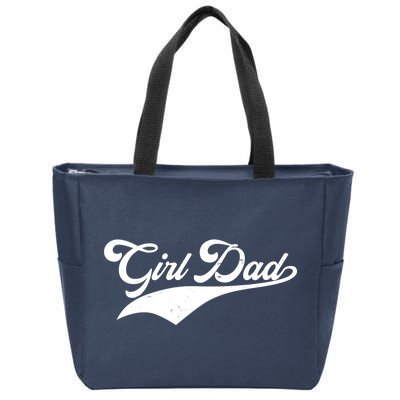 Girl Dad Tribute Zip Tote Bag