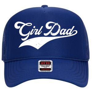 Girl Dad Tribute High Crown Mesh Back Trucker Hat