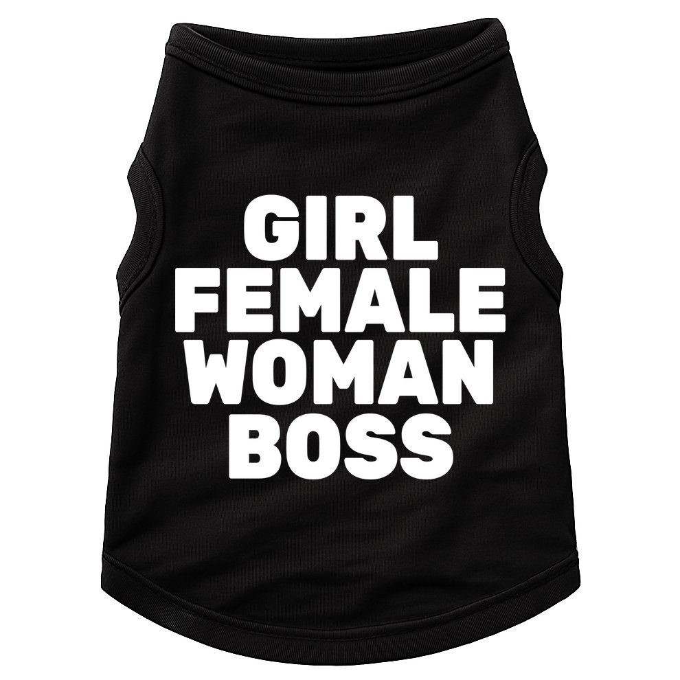 Girl Female Woman Boss Doggie Tank