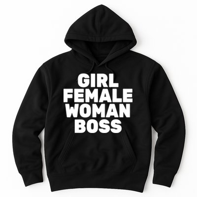 Girl Female Woman Boss Hoodie