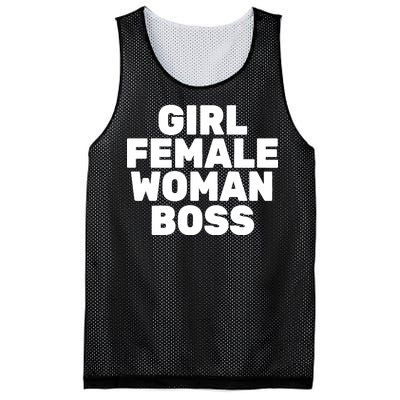 Girl Female Woman Boss Mesh Reversible Basketball Jersey Tank