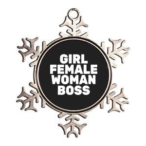 Girl Female Woman Boss Metallic Star Ornament