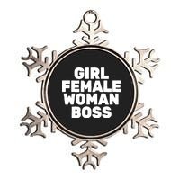 Girl Female Woman Boss Metallic Star Ornament