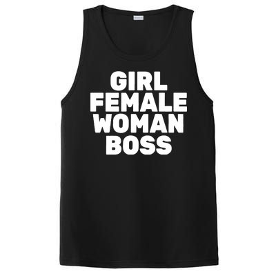 Girl Female Woman Boss PosiCharge Competitor Tank