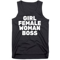 Girl Female Woman Boss Tank Top