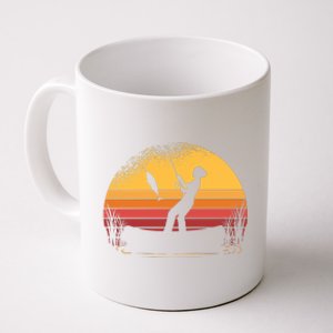 Girl Fishing Sunset Coffee Mug