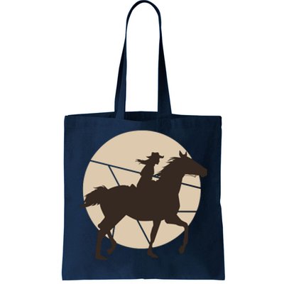 Girl Horse Rider Tote Bag