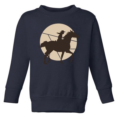 Girl Horse Rider Toddler Sweatshirt